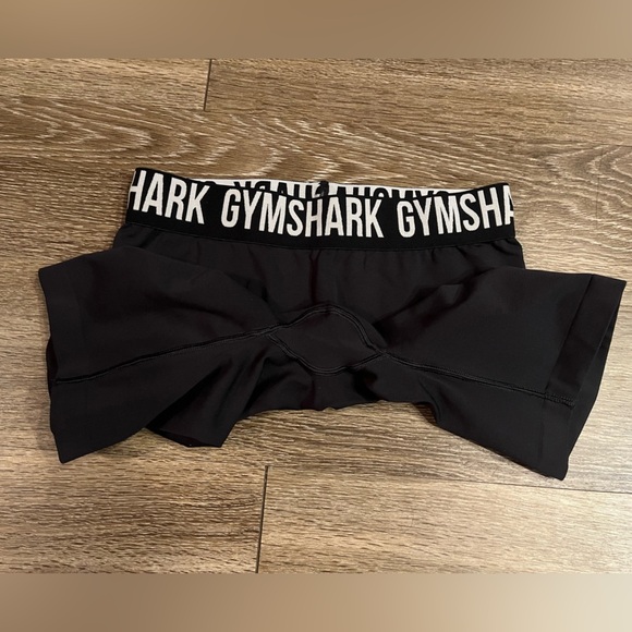 Gymshark | Flex Biker Shorts in Black/White Size Medium - Picture 8 of 9